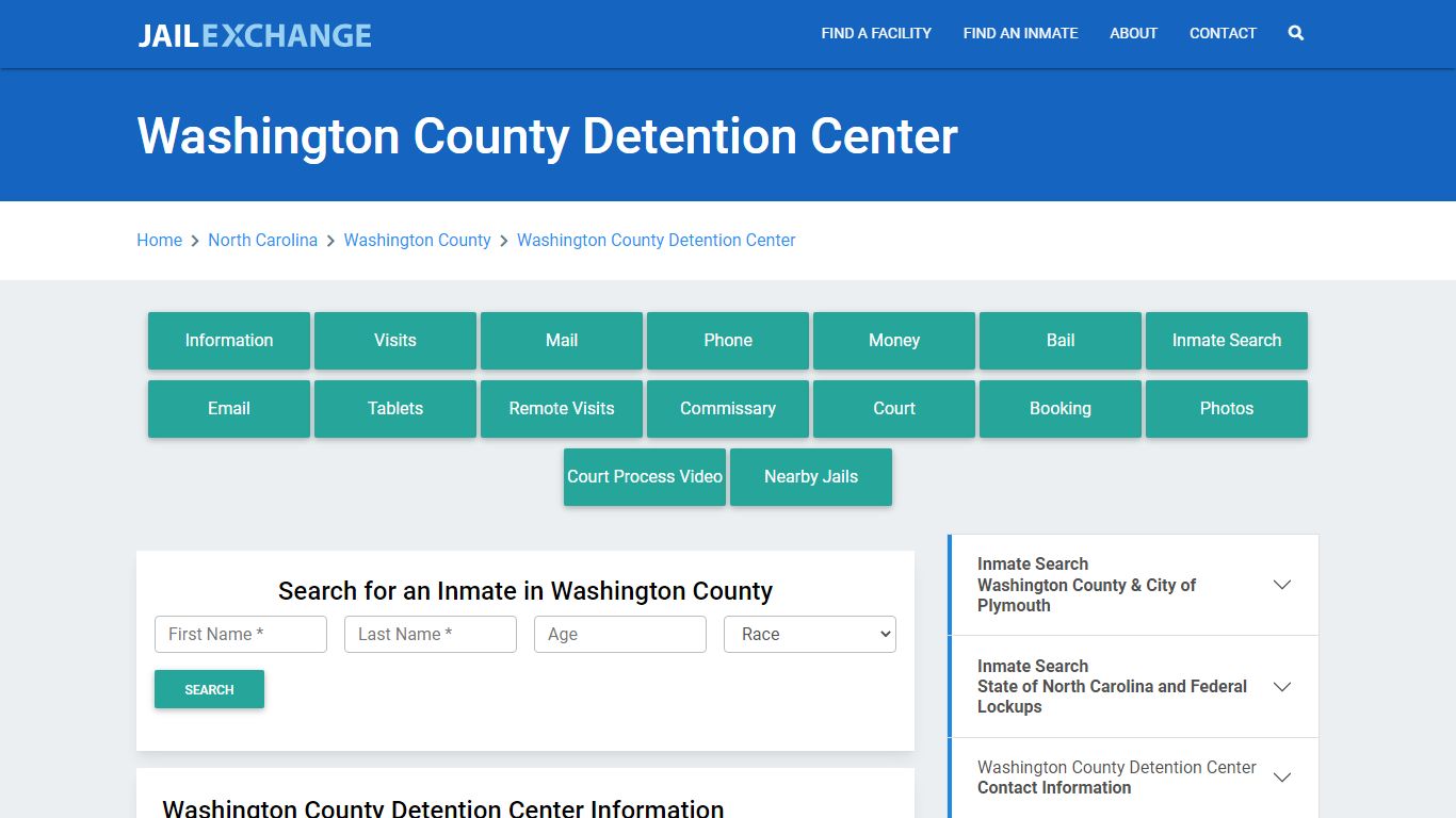 Washington County Detention Center - Jail Exchange